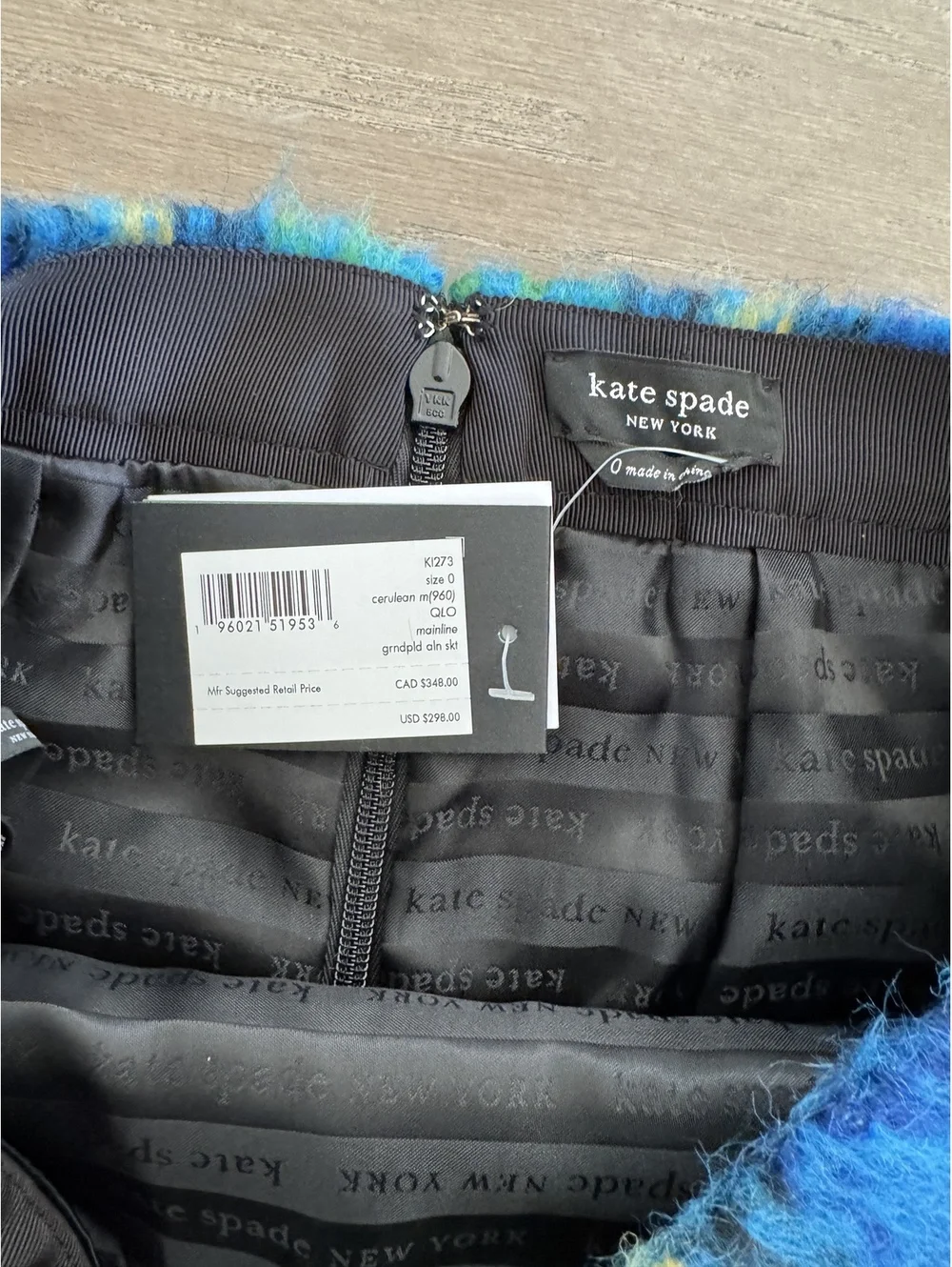 Kate Spade Plaid Skirt